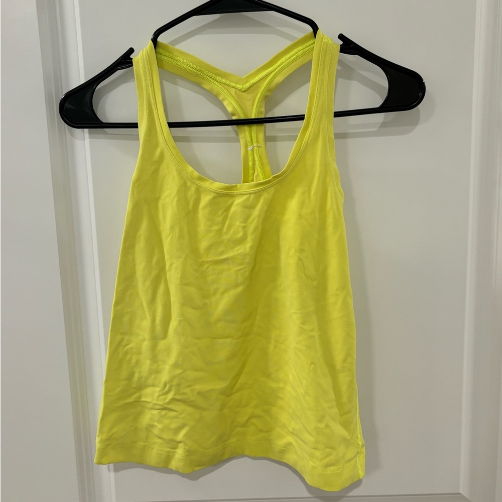Lululemon Neon Yellow Tank Top